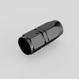 Aluminium svängde en slangänd passning för flätad bränsleledning