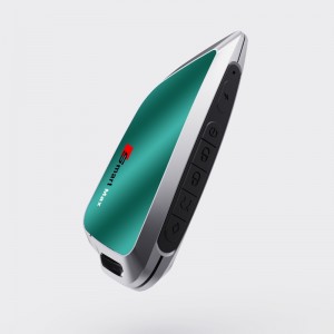 SMART LCD -bilnyckel, uppgradering avnyckelfri inträde, grön bilnyckel Auto Lock&Unlock Remote Car Starter,nyckel FOB Replacement Anti Stöldtillbehör, fordonslogotyp Display